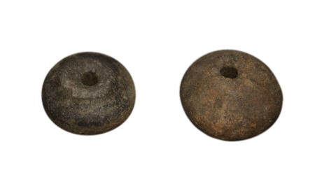 Fusaïoles en terre cuite, protohistoriques, musée de Béruges
