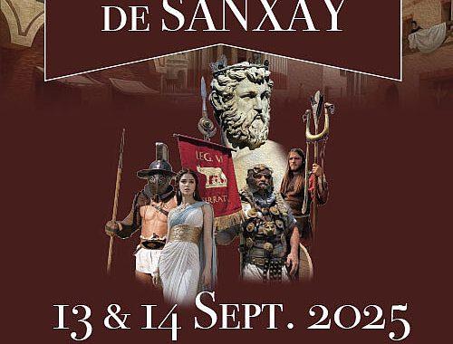 L'association des Amis du Patrimoine de Béruges aux 1ères journées gallo-romaines à Sanxay